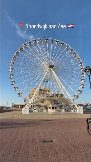 DO NOT MISS THIS 50M Ferris Wheel Beside Noordwijk Beach! 🎡🏖️| #shorts #travel #netherlands 🇳🇱