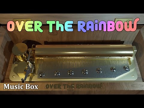 Over The Rainbow - music box 3D animation