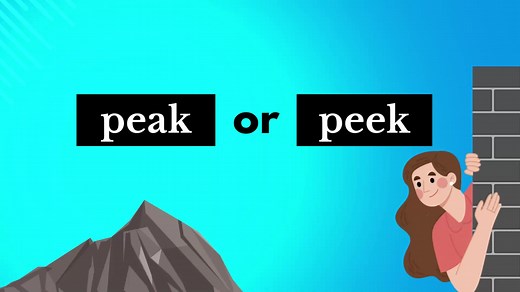 The Difference Between Peek and Peak Explained