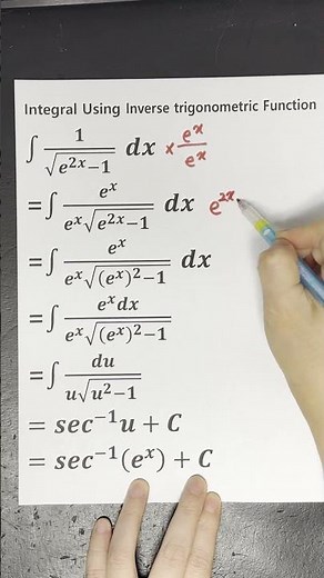 Stop Struggling with the integration of Inverse Trig!