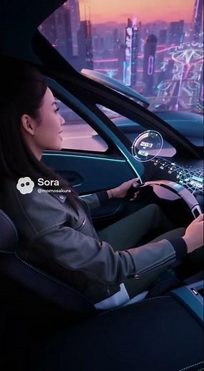 次世代の移動手段“空飛ぶ車”がついに飛ぶ！未来都市AI動画