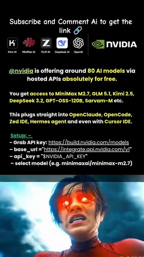 NVIDIA is Giving Away 80+ AI Models FREE! (Game-Changer for Developers #ai #nvidiagpu #api #google
