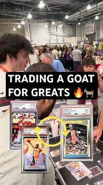1 GOAT for 2 GREATS!! W Trade at Denver Card Shows 🔥🔥 #cardshow #sportscards