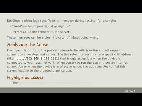 How to Fix Your Ionic Capacitor App Getting Rejected for a Blank Screen on Launch