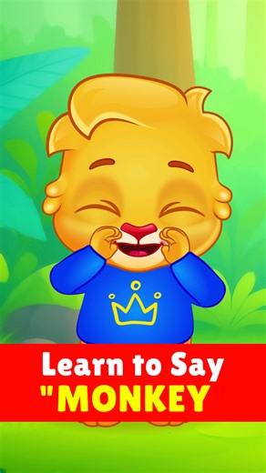 Let's learn a new animal word with Lucas! 🐒 Sing along to our fun jingle and discover how to say "Monkey." What's your favorite animal sound? 🎶 Discover more Lucas & Friends fun! ✨ Get toys, t-shirts, educational books, nursery rhymes, and games. 📚 Find them all with the link in bio! ➡️ #learnenglish #englishwords #learnwithfun #animalwords #lucasandfriends | Lucas & Friends By RV AppStudios