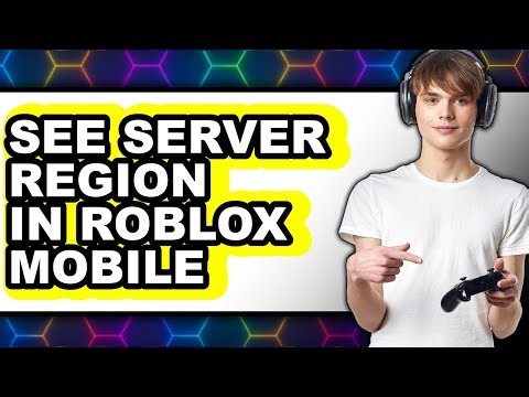 How to See Server Region in Roblox Mobile (easy Method)