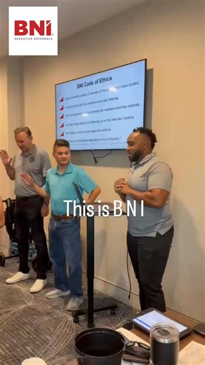 Behind the scenes, during our Wednesday meetings. ​ ​BNI operates by a Code of Ethics. Come and experience this supportive community!​ ​#BNI #BNICoreValues #GiversGain #BNINetworking #BusinessGrowth #BNIRoundRock #ProfessionalNetworking #Leadership #EntrepreneurMindset #NetworkingWithPurpose #BNIUSA #RelationshipMarketing #Awardees | BNI Executive Referrals | Facebook