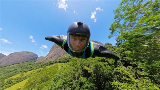 Wingsuit BASE Jumping in Brazil | Cabrito Tree Line
