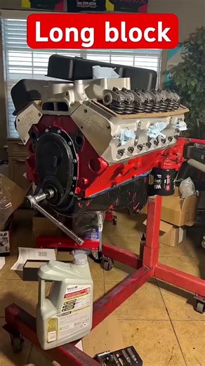 FULL REBUILD on our SBC C10 #chevyengine #mechanic #smallblockchevy #racecar #racing #enginebuild