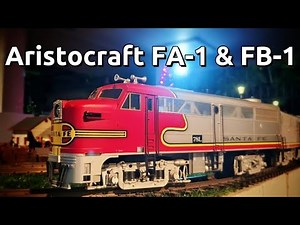 Santa​ Fe Alco FA-1​ &​ FB-1​ with​ DCC​ Sound​ -​ Aristocraft​ G​ Scale