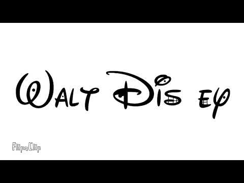 Walt Disney logo bloopers Take 1: N is missing