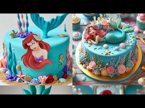 25 Best Mermaid Birthday Cakes Ideas//Ocean Inspired Designs 👌