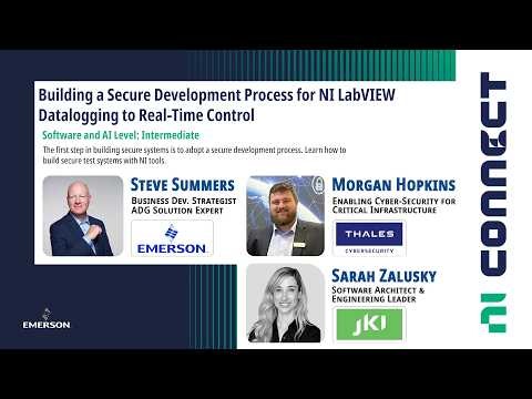 Building a Secure Development Process for NI LabVIEW (NI Connect 2026)
