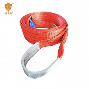 [Hot Item] Heavy Duty 1ton-5ton Flat Webbing Sling Carry Heavy Work Lifting Equipment