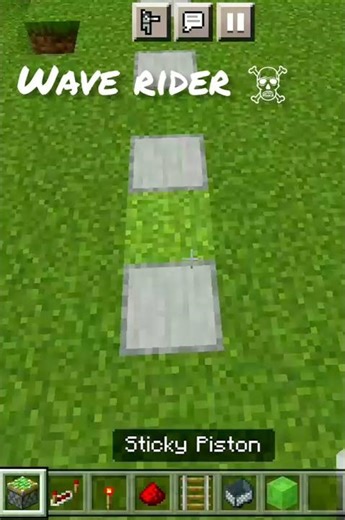 wave rider 🤯 #minecraft #shorts