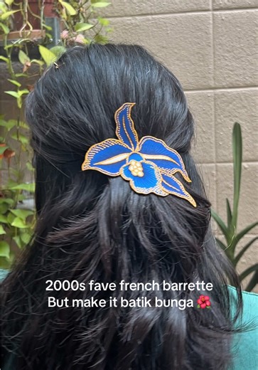 Custom Batik French Barrettes Pop Up Event