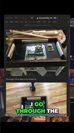 How I created my Raspberry PI Magic Mirror!