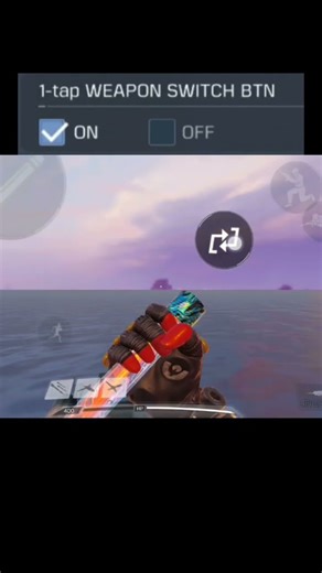 1-tap WEAPON SWITCH BTN #shorts #codm #callofdutymobile #codmtips #sensitivity #setting