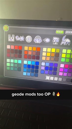 Geode geometry dash mods✨🔥#capcut #geometrydash #viral