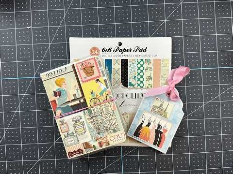 “Use Your Paper Stash! 💖 Paper Pad Smash + Easy Accordion Tag Album Tutorial”