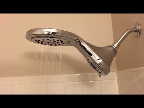 Delta HydroRain 5-Spray 6 in. Two-in-One Showerhead