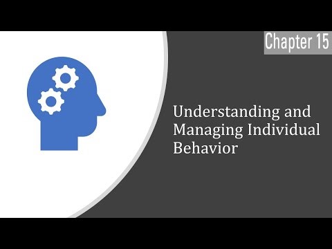 Understanding and Managing Individual Behavior | Chapter 15