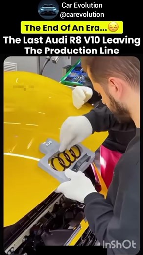 The Final Audi R8 V10 Leaves the Factory Floor #finalR8 #walkenhorstmotorsport