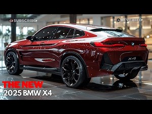 The 2025 BMW X4 is a vehicle that is styled, sporty, and engineered for performance