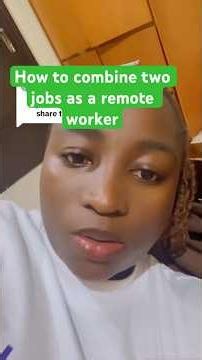 How to combine two jobs as a remote worker #remotejobtips #virtualassistanttips