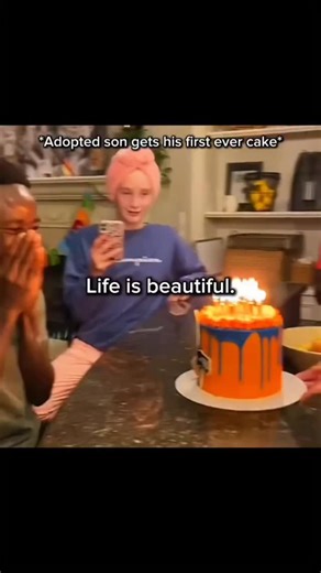 😂 on Instagram: "Follow @relatablegremlin Abraham spent his early childhood in a Sierra Leone orphanage where birthdays weren’t individually celebrated due to limited resources and a focus on meeting basic needs. After he and his brother James were adopted by Jamie and David Watson in North Carolina, Abraham experienced a level of stability and care he hadn’t known before. When his new family surprised him with his first-ever birthday cake, his reaction came from finally feeling seen, celebrate