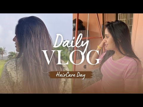 My Relaxing Hair Care Day 🧖‍♀️ | Self-Care & Healthy Hair Routine 🌸