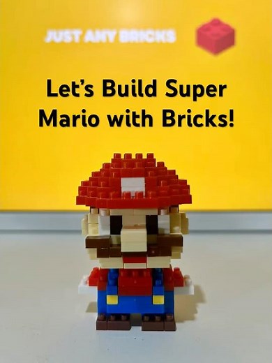 Let’s Build Super Mario with Bricks! #supermario #marioart #mario #lego #mariobros #nintendo