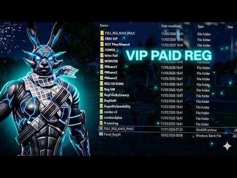 REVEALING VIP PAID REGEDIT WHICH GIVES 100% HEADSHOTS 🎯