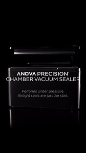 Chamber sealers are renowned by chefs for their ability to achieve an airtight, mess-free seal, even when sealing liquids. The new Anova Precision™ Chamber Vacuum Sealer brings that technology to your home at a fraction of the cost and size, with plenty of preset modes to do far more than sealing. https://anovaculinary.com/anova-precision-chamber-vacuum-sealer/ | Anova