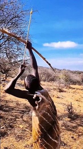 African Tribal Precision | One Silent Arrow Changes Everything.#shorts