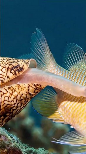 This Snail's Venom Shuts Down Your Nervous System #deadliest #ocean #scary