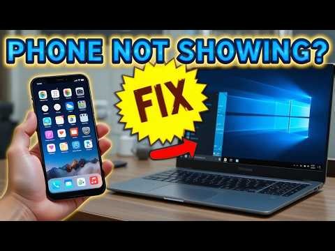 How to fix iPhone not showing on computer 2026