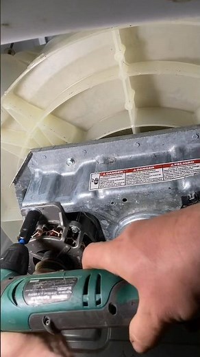 Fixing a whirlpool washing machine by replacing a bad motor.