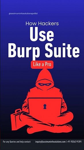 🔍 How Hackers Use Burp Suite Like a Pro #burpsuite #axximuminfosolutions
