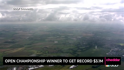 The golfer who wins the 152nd open championship. This upcoming Sunday will claim the highest winner's prize ever. | cheddar news
