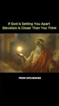 If God Is Setting You Apart, Elevation Is Closer Than You Think #Elevation #GodsPlan #shorts