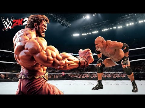 Goldberg vs. Danger Overseer (WWE 2K22)