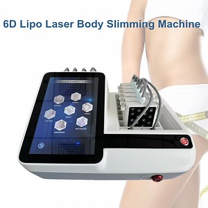 [Hot Item] Non-Invasive 6D Lipo 635nm Cellulite Removal Laser Fat Burning 6D Lipo Laser Body Slimming Machine