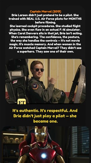 Brie Larson Trained With REAL Fighter Pilots! 💪 #trend #avengers #marvel