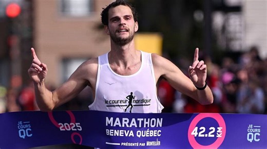 Alexis Lepage, l’olympien en triathlon qui remporte le Marathon Beneva de Québec