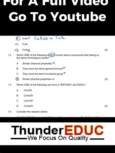 2026 MEMO Prep Physical Science P2 Grade 12 June exams. #ThunderEDUC #JUNEEXAMS #onlineclasses Physical Science Paper 2 Grade 12 June Exams.