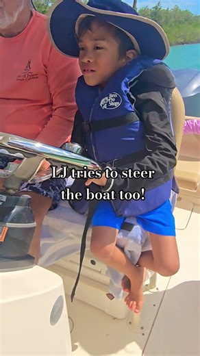 LJ Tries Steering the Boat on Our Way to the Boat Ramp | Fun Day Boating Around Marco Island #Naples
