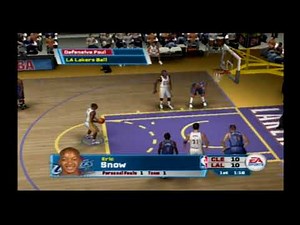 NBA LIVE 06 (Sony Playstation 2) CLEVELAND CAVALIERS vs LOS ANGELES LAKERS