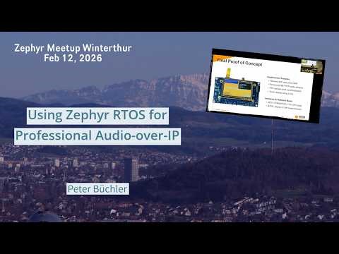 Using Zephyr RTOS for Professional Audio-over-IP
