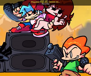 Playable Pico (ALL WEEKS EXCEPT 6) ((WIP)) Mod for Friday Night Funkin' | FNF Mods